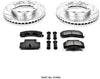 Power Stop K1992 Front Brake Kit with Drilled/Slotted Brake Rotors and Z23 Evolution Ceramic Brake Pads