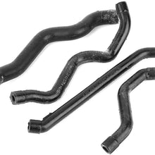 Crankcase Breather Hose, 8Pcs Crankcase Ventilation Breather Hose Connector Set 1120180182 fit for Mercedes-Benz
