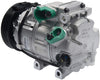 New Mando 10A1099 AC Compressor with Clutch Original Equipment (Pre-filled Oil)