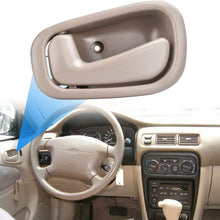 faersi 4Pcs Inside Interior Door Handle Front Rear Driver & Passenger Side for 1998 1999 2000 2001 2002 Toyota Corolla Chevrolet Prizm Manual Lock Beige/Tan