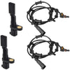 AUTEX 4pcs Front & Rear ABS Wheel Speed Sensor ALS1918 ALS1932 68003281AA Compatible with Jeep Wrangler Rubicon 3.8L & Sahara 3.8L & Unlimited Rubicon 3.8L 2007 2008 2009 2010 2011 2012 2013 2014