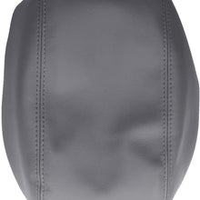 QKPARTS Armrest Center Console Lid Cover Microfiber Leather Fits for Toyota Camry 2007-2011 Gray