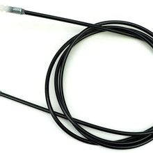 Nonstops Hood Bonnet Lock Release Control Cable Black Fits Toyota Corolla 1991 2000