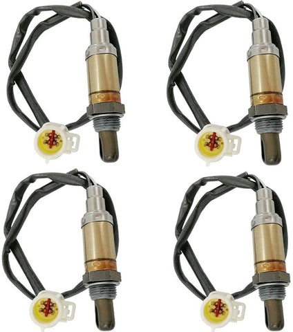 Pack of 4pcs 15717 Upstream & Downstream Oxygen Sensor Front Rear Oxygen O2 Sensor 1 Sensor 2 for 1996-2008 Ford 1998-2002 Lincoln 1998-2007 Mazda 1999-2008 Mercury 15716 15718 15719 11171843
