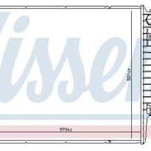 Nissens 66708 Radiator, engine cooling