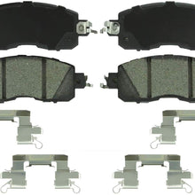 Bosch BC1650 QuietCast Premium Ceramic Disc Brake Pad Set For: Nissan Altima, Leaf, Front