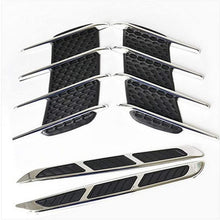 ihreesy 2 Piece Car Air Flow Vent Fender Intake Grille Universal Grille Side Scoop Hood Cover Car Side Air Outlet Grille Decorative Cover Trim Sticker,#B