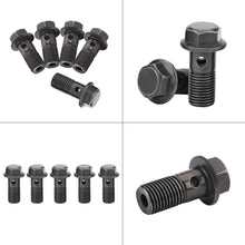 BiuZi Brake Banjo Bolt 5pcs Motorcycle Banjo Bolts Brake Fitting Adapter M10 x 1.25mm Universal for Brake Caliper Master Cylinder