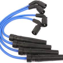 CTCAUTO Ignition Wire Sets Replacement for Chevy Aveo/ Aveo5 Daewoo Lanos Pontiac Wave Suzuki Swift+ 1999-2008 (Set of 4)