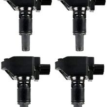 ENA Set of 4 Ignition Coil and Wireset Compatible with 2004-2011 Mazda RX-8 R2 1.3L UF501