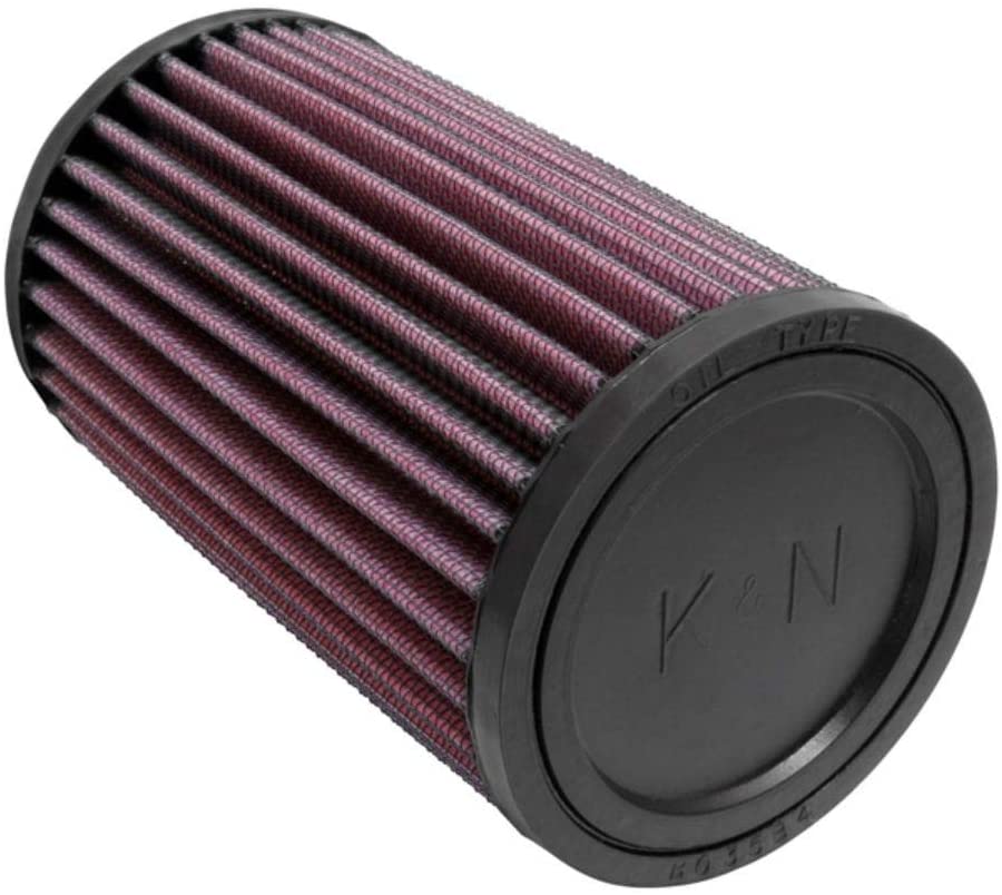 K&N Universal Clamp-On Air Filter: High Performance, Premium, Washable, Replacement Engine Filter: Flange Diameter: 2.4375 In, Filter Height: 6 In, Flange Length: 0.625 In, Shape: Round, RU-0820