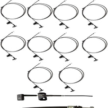 Set of 10 Hood Release Cable with Handle for 1996-2000 for Honda Civic 74130S01A01