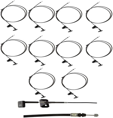Set of 10 Hood Release Cable with Handle for 1996-2000 for Honda Civic 74130S01A01