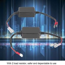 Acouto 12V-14V LED Light Decoder, H1/H3 Auto Car LED Light Decoder Headlight Error Free Canceller Anti-Flicker Resistors