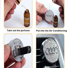 Fitracker Car Logo Smell Fresh Car Air Conditioning Air Freshener Fragrance Scent for Mercedes Benz BMW Audi Toyota Ford Honda