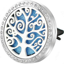 joymiao Car Fragrance Diffuser Vent Clip Car Air Freshener Perfume Aromatherapy Essential Oil Diffuser Stainless Steel Locket Dragonfly