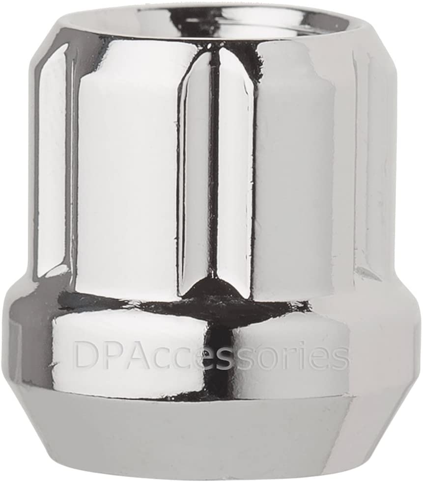 DPAccessories LOS2L6HC-CH04020 20 Chrome 12x1.5 Open End Spline Tuner Lug Nuts for Aftermarket Wheels Wheel Lug Nut