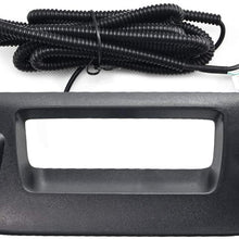 Unicam Tailgate Handle Replacement Backup Reverse Camera Rear View Camera Car Camera for Truck Chevrolet Silverado and GMC Sierra Years 2007-2013 (Color:Black)