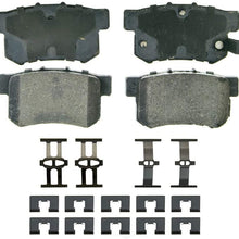 AutoDN REAR 4PCS PREMIUM Ceramic Disc Brake Pad Set Compatible With ACURA CL 1997 1998 1999