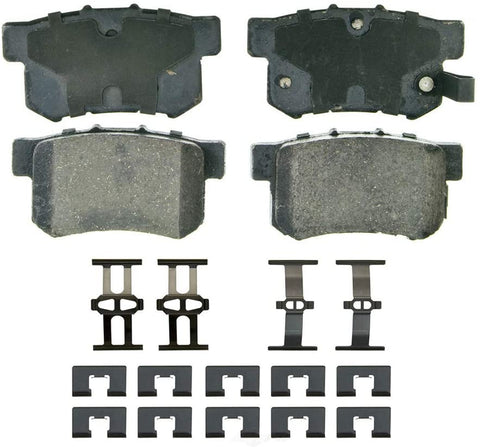 AutoDN REAR 4PCS PREMIUM Ceramic Disc Brake Pad Set Compatible With ACURA CL 1997 1998 1999