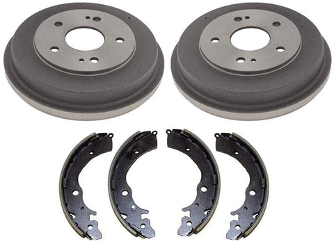 100% Brand New Rear Brake Drums and Brake Shoes 3pc Kit Fits For Honda CRV 1997-2001