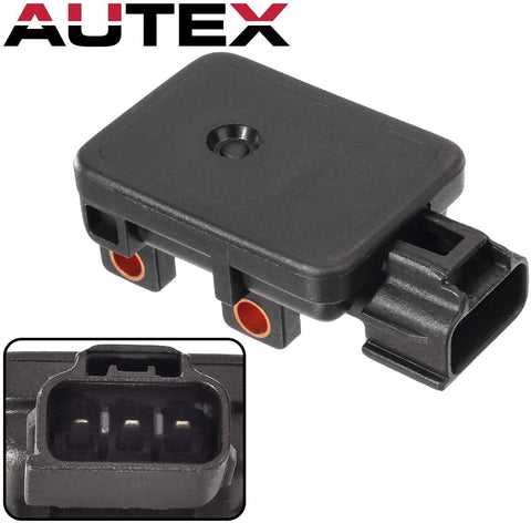AUTEX MAP Sensor AS88 Manifold Absolute Pressure Sensor Compatible with Dodge Durango & B1500 & B2500 & B3500 & Dakota & Ram 1500 & Ram 1500 Van & Ram 2500 Van & Ram 3500 Van & Jeep Grand Cherokee