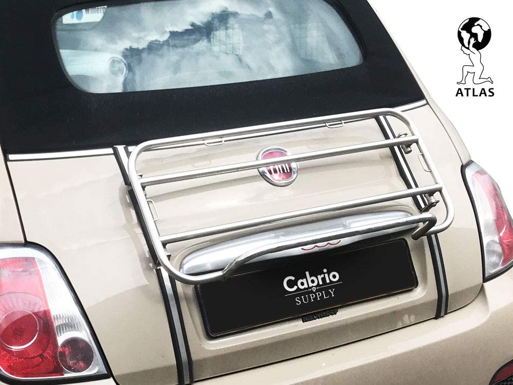 Atlas Luggage Rack FITS Abarth,Fiat 500C 312 Chrome Tailor Made & Perfect FIT TÜV Tested OEM Quality