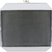 OzCoolingParts 66-79 Ford F-Series Radiator Fan Shroud Kit, 4 Row Core Full Aluminum Radiator + 2 x 12" Fan w/Shroud for 1966-1979 1967 68 77 78 Ford F100 F150 F250 F350 Truck Pickup, Bronco V8 Engine