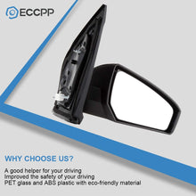 ECCPP Black Power Side View Door Mirror Passenger Side(RH) for 07-12 Sentra