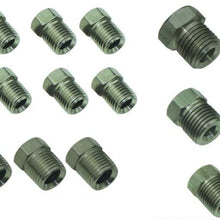 Inline Tube Stainless Steel Brake Line Fitting Pack for 3/16" and 1/4" Tubing (D-2-7)