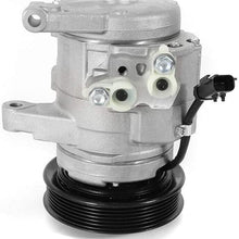 LFJD A/C Air Conditioner Compressor Kit，A/C Compressor & Clutch For D-od-ge Da-k-ota Ram 1500 V6 3.7L & V8 4.7L 2004-2007 2011327AM
