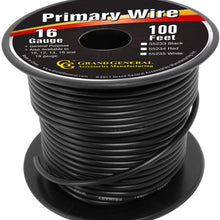 GG Grand General 55237 Primary Wire 500ft Roll with Spool for Trucks, Automobile, Red