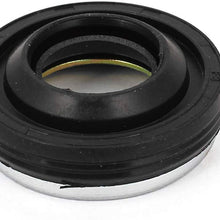 Uxcell a14102100ux0047 26mm x 11mm x 3mm Compressor Shaft Oil Sealing Black for Buick V5