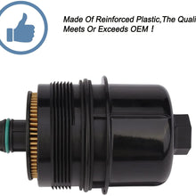 ONER Engine Oil Filter, Compatible With 2020 2021 Ram 1500,2020 2021 Jeep Wrangler,2021 Jeep Gladiator 3.0L V6 Diesel ,Replaces# 68498720AA,68507598AA