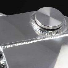 Aluminum Oil Catch Can Coolant Tank Baffled Reservoir Replacement For turbo w/Hose Black