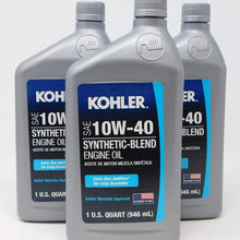 Kohler 25 357 71-S (3 Pack) SAE 10W-40 Synthetic-Blend Engine Oil