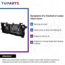 TUPARTS Left Engine Valve Cover with Gasket fit for 07-14 for N-issan Altima Pathfinder for I-nfiniti JX35 QX60 Replace 13264JA10B Valve Cover Sets