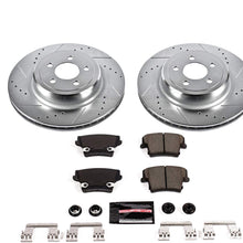 Power Stop K5486 Rear Brake Kit with Drilled/Slotted Brake Rotors and Z23 Evolution Ceramic Brake Pads