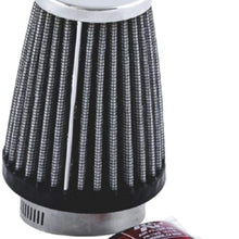 K&N Universal Clamp-On Air Filter: High Performance, Premium, Replacement Engine Filter: Flange Diameter: 1.875 In, Filter Height: 3.6875 In, Flange Length: 1 In, Shape: Round Tapered, RC-1290