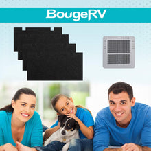 BougeRV 4 Pack RV A/C Filters Replacement RV Air Conditioner Filter 14" x7-1/2 RV Accessories Comparable to Dometic 3313107.103/3105012.003