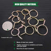 Keadic 14/15/16/17/18/19/20/22mm Fuel Hose Clamps Steel Zinc Plated Air Tubing Water Pipe 240Pcs Spring Clips Clamps Fasteners Assortment Kit for Motorcycle Scooter ATV