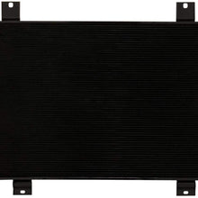 VioletLisa All Aluminum Air Condition Condenser 1 Row Compatible with 2008-2010 Highlander Without Oil Cooler