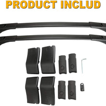 AUXMART Roof Rack Cross Bars Replacement for 2013–2018 Toyota RAV4 Aluminum Rooftop Luggage Rack CrossBars Cargo Carrier