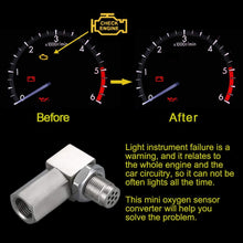 Oxygen O2 Sensor M18X1.5 Mini Converter 201 Stainless Steel