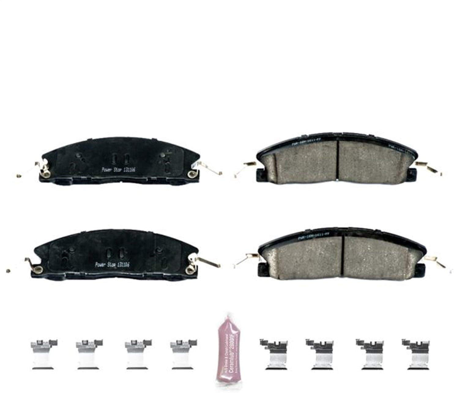 Power Stop Z23-1611, Z23 Evolution Sport Carbon-Fiber Ceramic Front Brake Pads