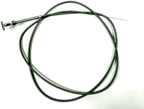 Pirate Mfg 6' Stainless Steel Choke Cable W/Chrome Knob Fits Chevy