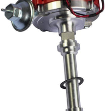 JDMSPEED New HEI Distributor With Spark Plug Wires Ignition Combo Kit Replacement For Chevy SBC 350 BBC 454