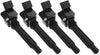 A-Premium Engine Ignition Coil Pack Compatible with Audi A3 A4 A5 A6 TT (Quattro) Q3 Q5 Q7 S3 VW Passat Tiguan Golf L4 1.8L 2.0L 4-PC Set