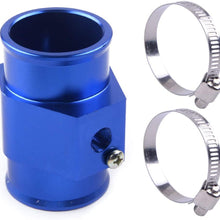 42Mm Metal Car Water Temp Temperature Joint Pipe Sensor Gauge Radiator Hose Adapter With Clamps Accessories