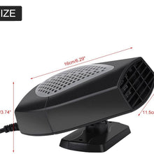 Aramox Car Defroster,12V 150W Portable Car Fast Heating Windshield Defroster Demister 2 in 1 Heating Cooling Fan